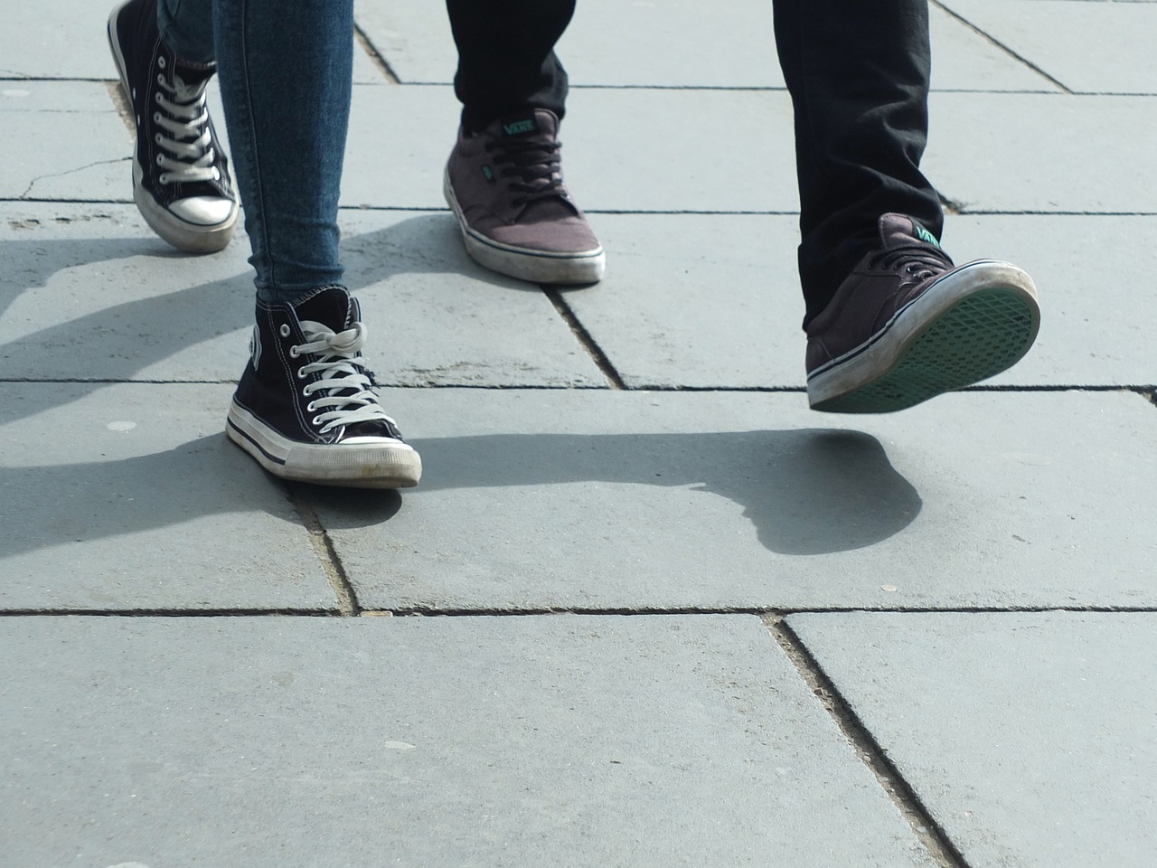People walking together